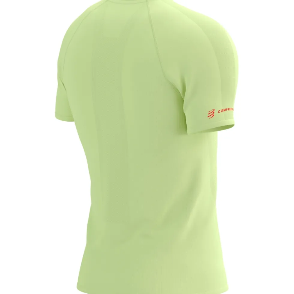 Compressport Trail Racing T-Shirt Heren - shadow lime