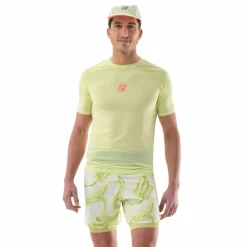 Compressport Trail Racing T-Shirt Heren - shadow lime