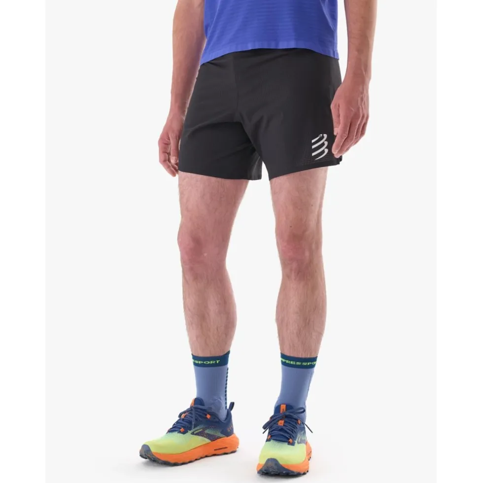 Compressport Trail Racing Overbroek Heren - zwart