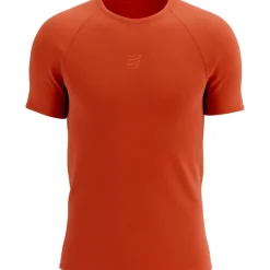 Compressport Trail Racing T-Shirt Heren - tigerlily