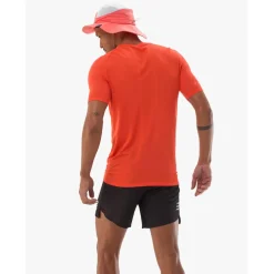 Compressport Trail Racing T-Shirt Heren - tigerlily
