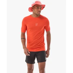 Compressport Trail Racing T-Shirt Heren - tigerlily