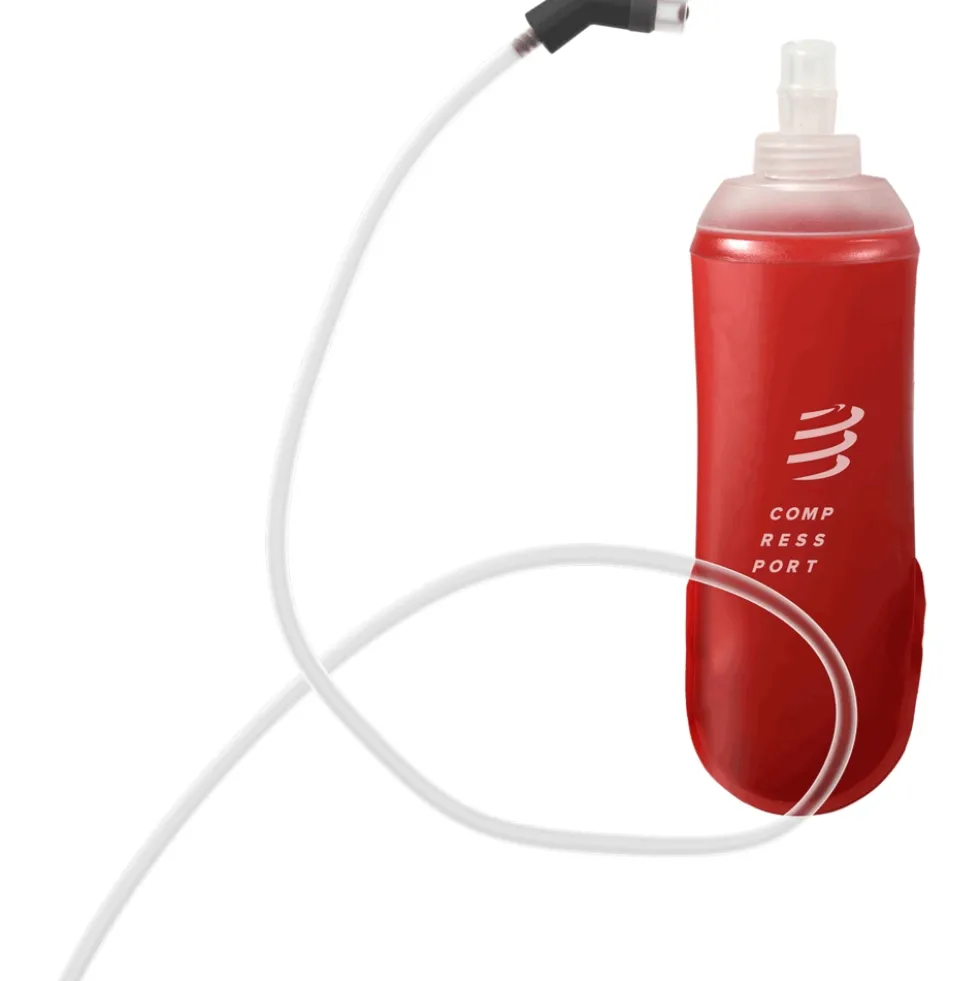 Compressport ErgoFlask 500ml + Slang - rood