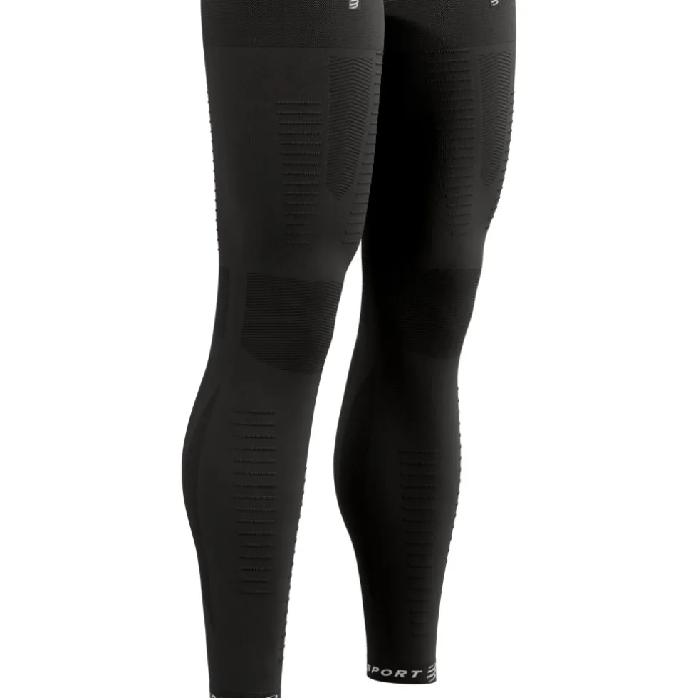 Compressport Full Legs Recovery Compressie Beenwarmers 2.0 - zwart