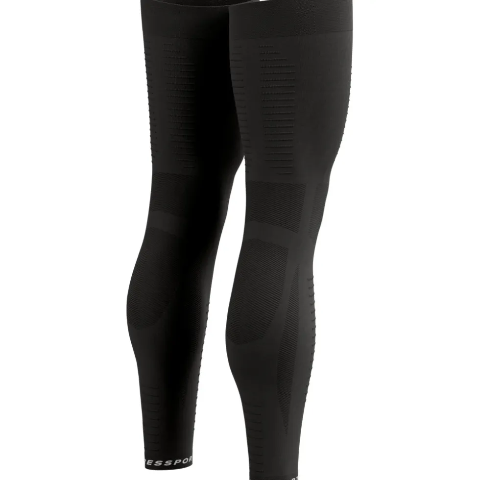 Compressport Full Legs Recovery Compressie Beenwarmers 2.0 - zwart