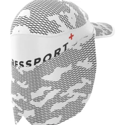 Mutsen En Doeken|Mutsen < Compressport Ice Cap Sun Shade - white