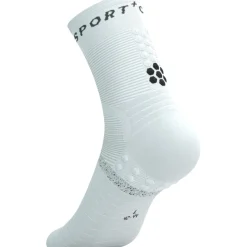 Compressport Pro Marathon Sokken v2.0 - wit/zwart