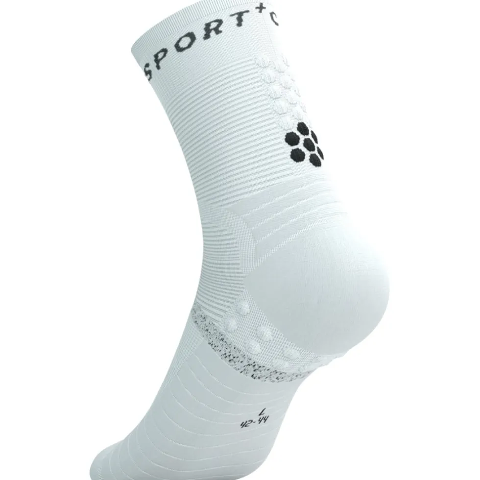 Compressport Pro Marathon Sokken v2.0 - wit/zwart