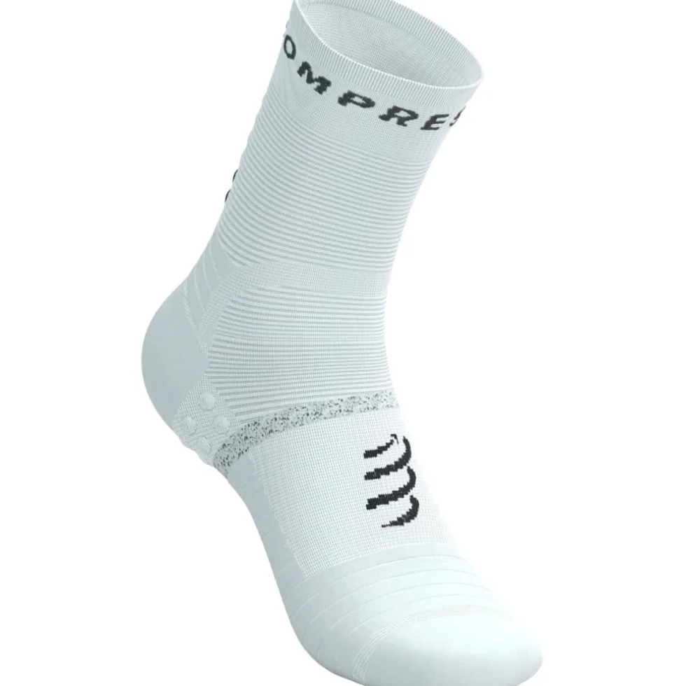 Compressport Pro Marathon Sokken v2.0 - wit/zwart