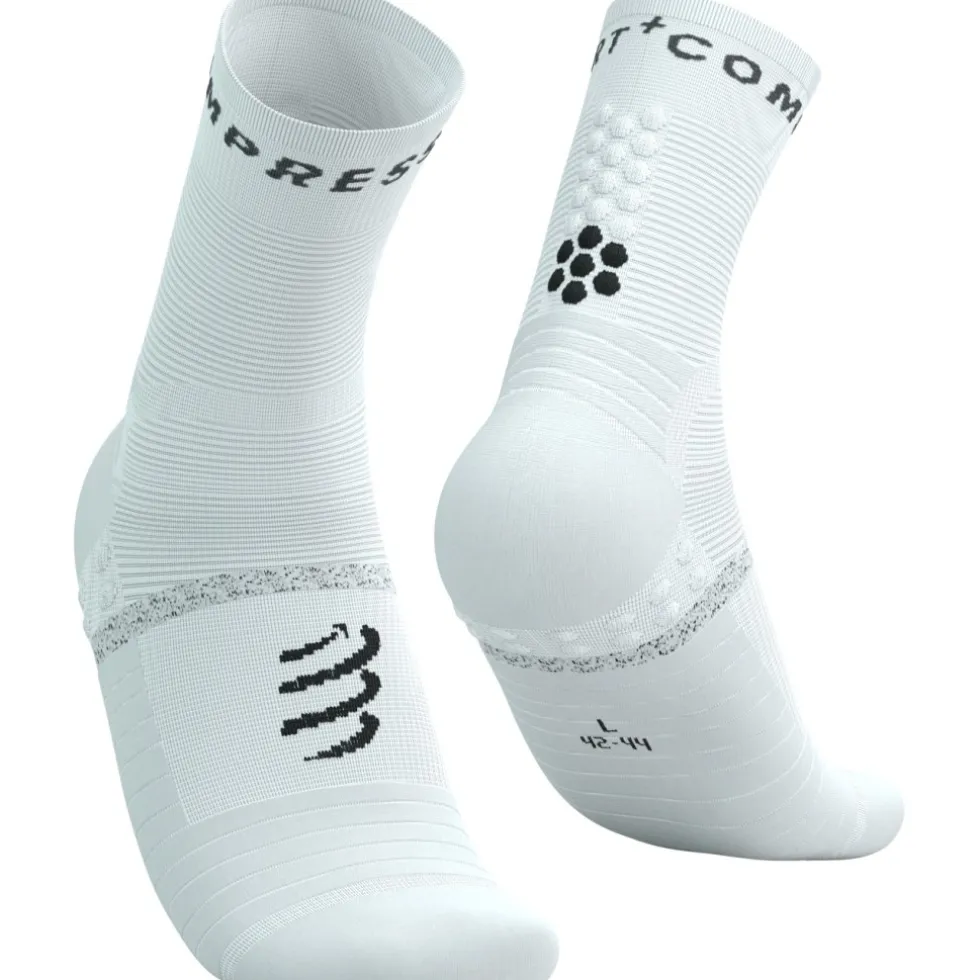 Compressport Pro Marathon Sokken v2.0 - wit/zwart