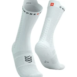 Compressport Pro Racing Bike Compressiesokken v4.0 - wit/zwart