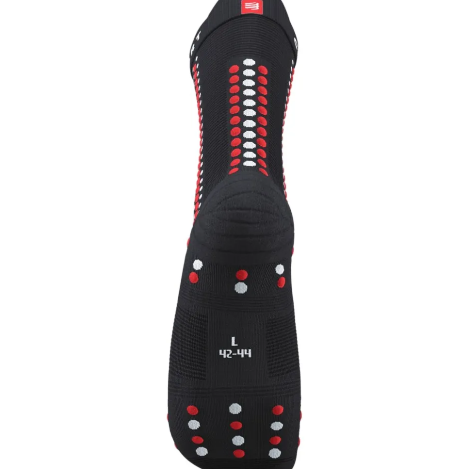 Fietssokken < Compressport Pro Racing Bike Compressiesokken v4.0 - zwart/rood