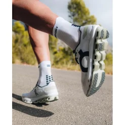 Compressport Pro Racing Compressiesokken v4.0 Run High - white/black/core red
