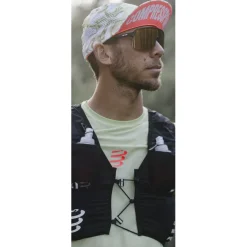 Compressport Pro Racing Pet - green camo/fluo red