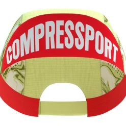 Compressport Pro Racing Pet - green camo/fluo red