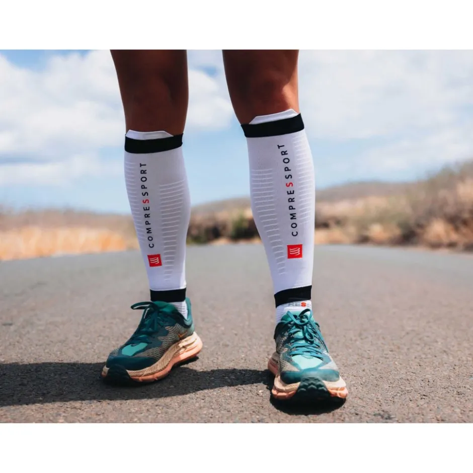 Sportbandages & Braces|Sportbandages & Braces < Compressport R2 3.0 Kuitcompressoren - wit/zwart