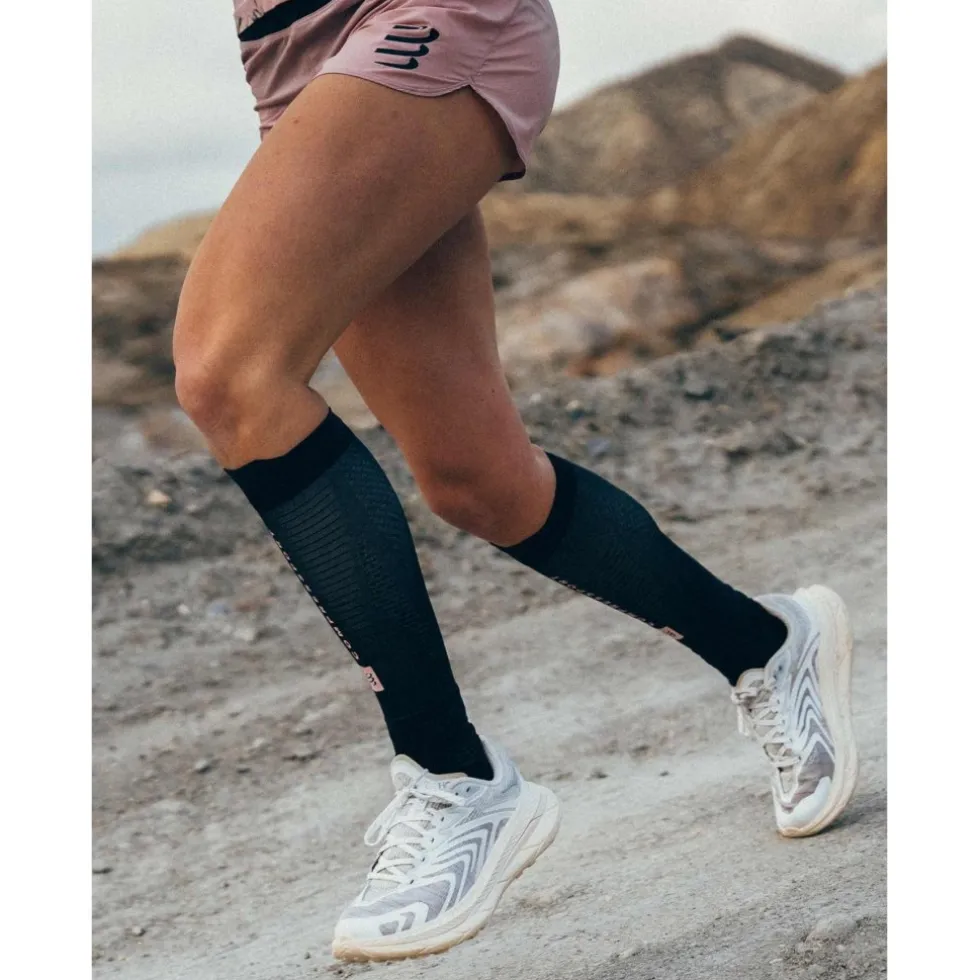 Compressport R2 3.0 Kuitcompressoren - Eat My Dust! - dark gull gray