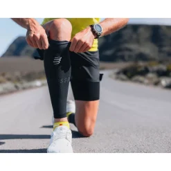 Compressport R2 Oxygen Kuitcompressoren - black/steel grey