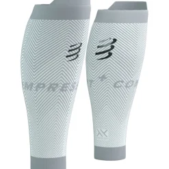 Compressport R2 Oxygen Kuitcompressoren - white/nebel grey