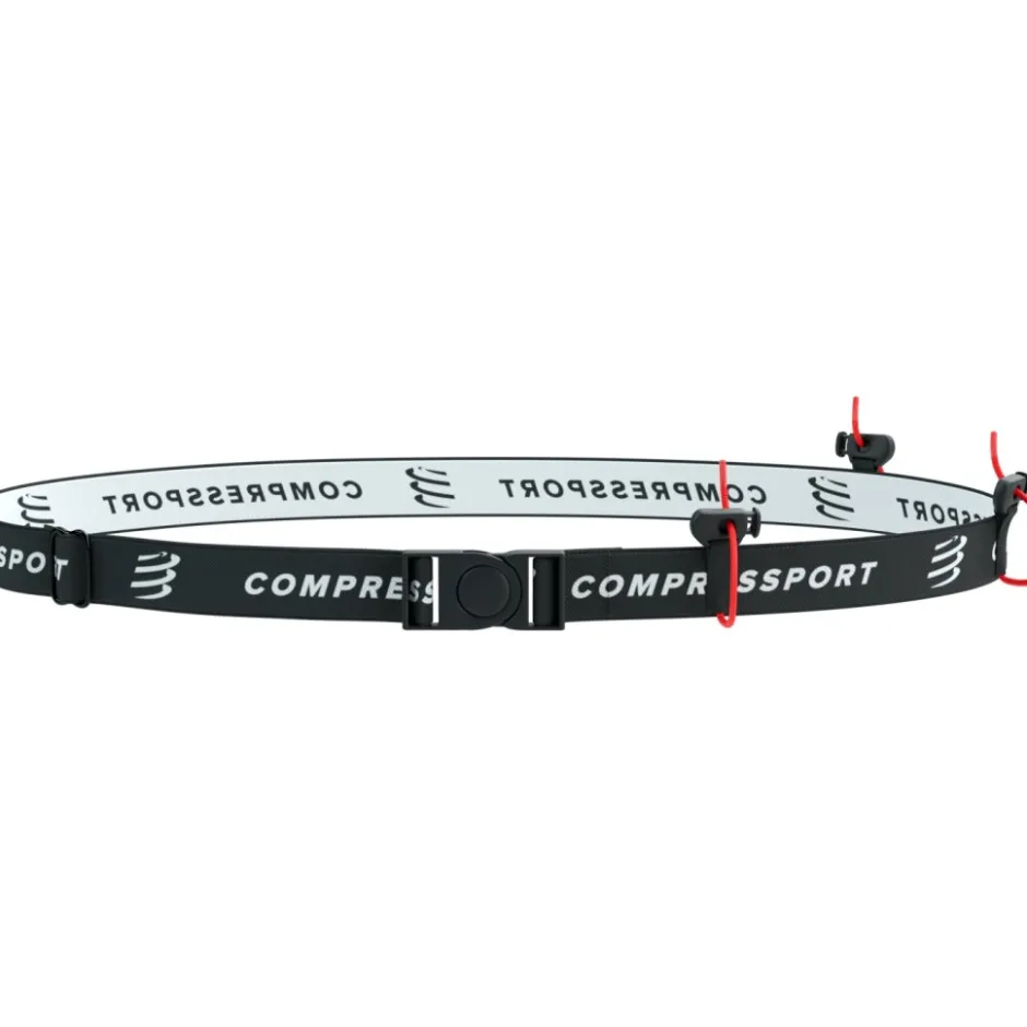 Accessoires < Compressport Startnummerlint - zwart