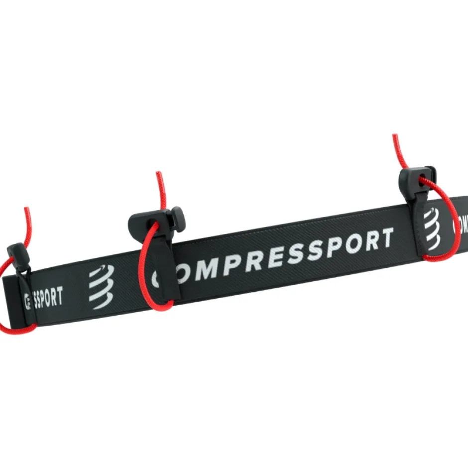 Accessoires < Compressport Startnummerlint - zwart
