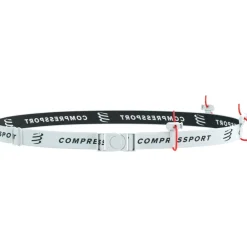 Accessoires < Compressport Startnummerlint - wit