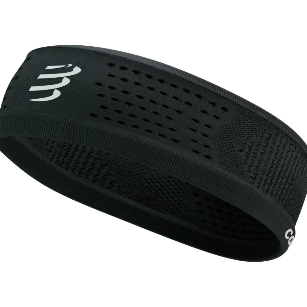 Compressport Thin On/Off Hoofdband - zwart/wit
