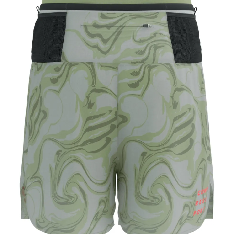 Compressport Trail Racing 2-in-1 Short Heren - green camo