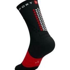 Compressport Ultra Trail Compressiesokken v2.0 - black/white/core red