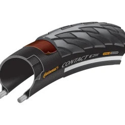 Banden < Continental Contact Draadband - 622 - black Reflex