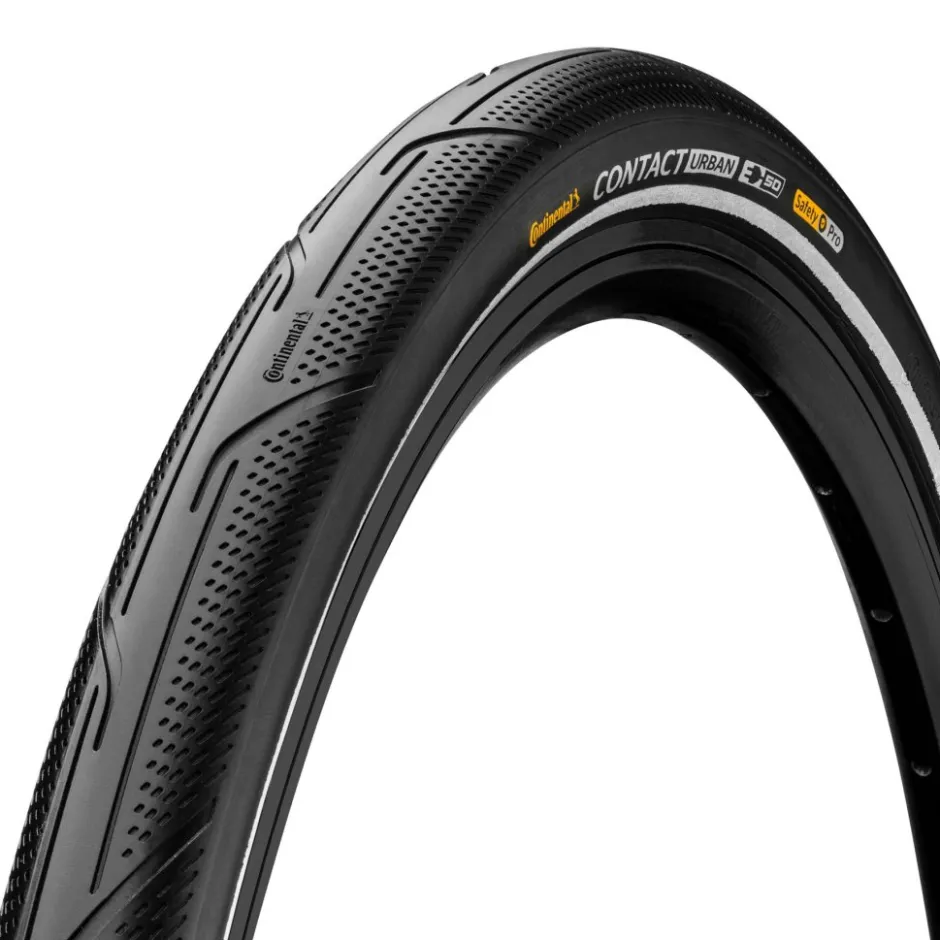 E-Bike Banden < Continental Draadband - Contact Urban - PureGrip | ECE-R75 - 42-584 | zwart reflecterend