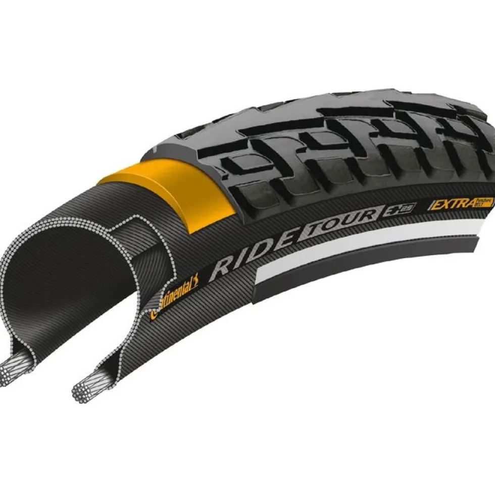 Continental RIDE Tour Reflex Draadband - 28"