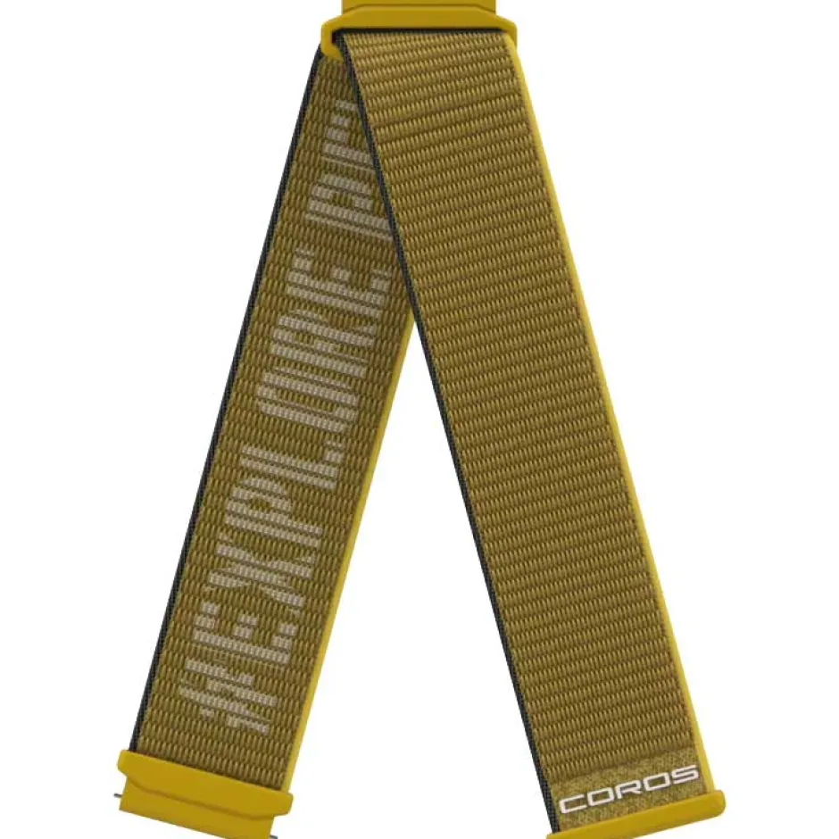 Sporthorloges|Sporthorloges < Coros 22mm Nylon Armband voor APEX 2 Pro - kort