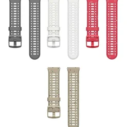 Sporthorloges|Sporthorloges < Coros 22mm Silicone Armband voor PACE 3/PACE Pro