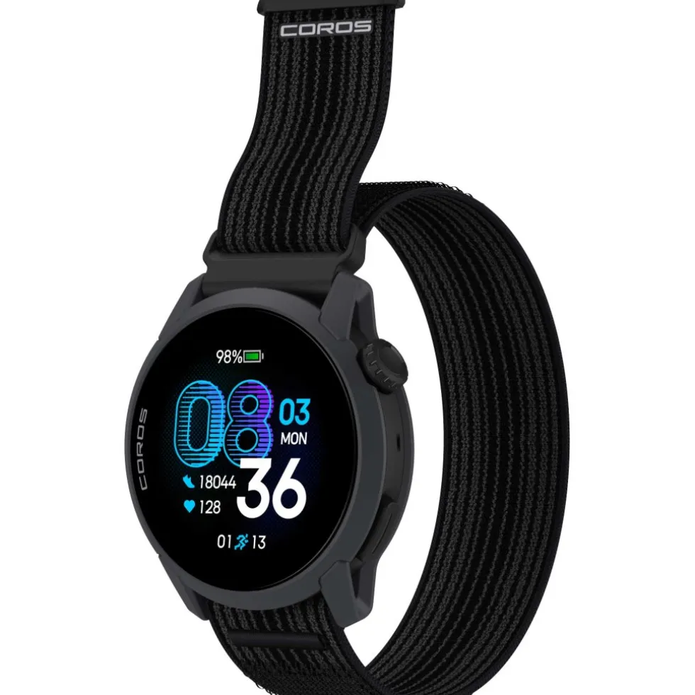 COROS PACE 4 GPS Multisporthorloge - Nylon Band - Zwart