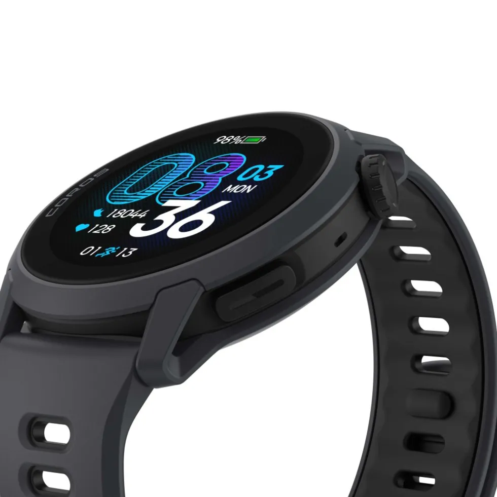 COROS PACE 4 GPS Multisporthorloge - Siliconen band - Zwart