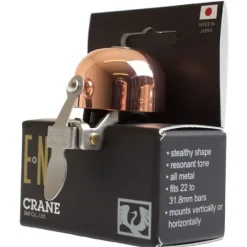 Crane Bell Co. E-NE Fietsbel - copper
