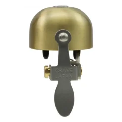 Crane Bell Co. E-NE Fietsbel - matte gold
