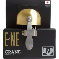 Crane Bell Co. E-NE Fietsbel - matte gold