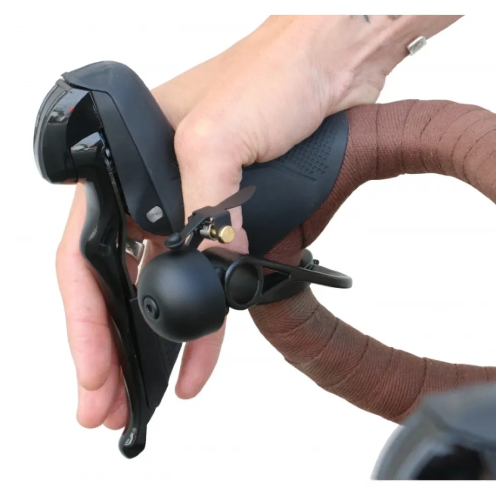 Crane Bell Co. E-NE SBR Fietsbel - all black