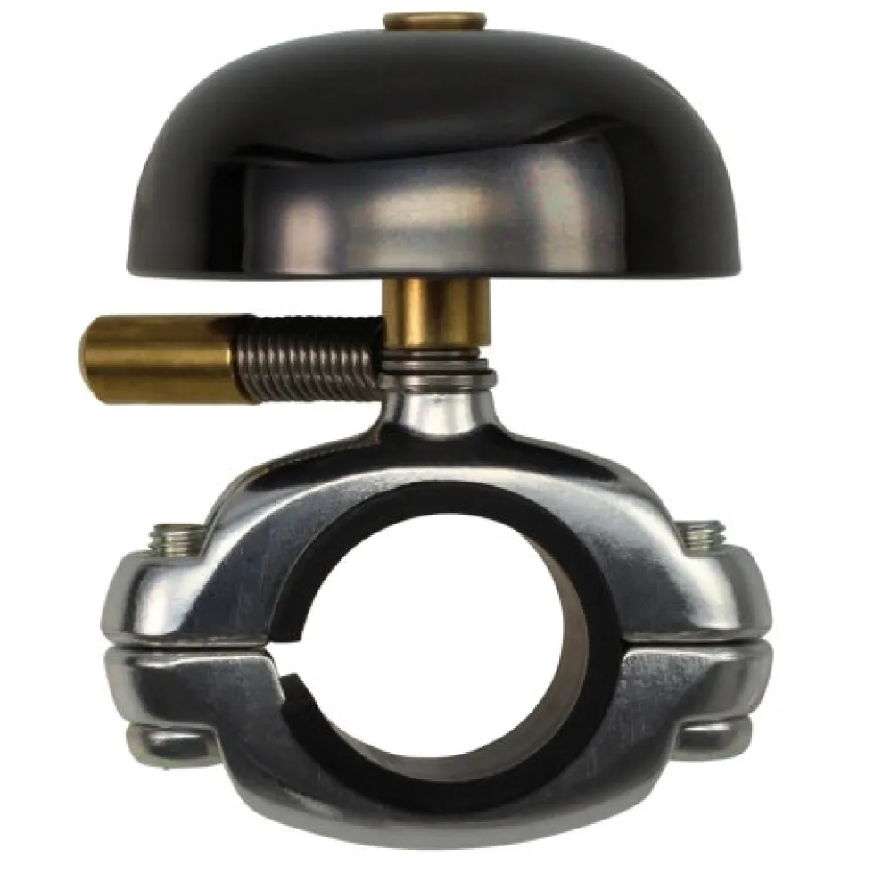 Crane Bell Co. Mini Karen Fietsbel - Die Cast Mount - neo black