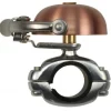 Crane Bell Co. Mini Suzu Fietsbel - Die Cast Mount - brushed copper