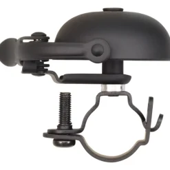 Bellen < Crane Bell Co. Mini Suzu Fietsbel - Steel Band Mount - all black