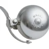 Crane Bell Co. Mini Suzu Fietsbel - Steel Band Mount - matte silver