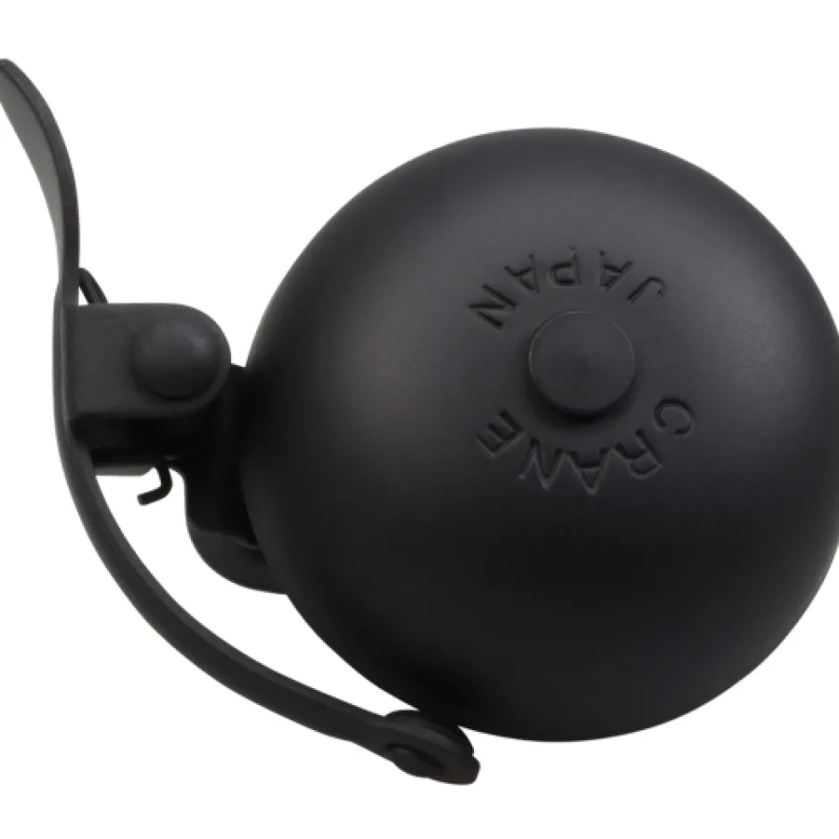 Bellen < Crane Bell Co. Mini Suzu Fietsbel - Die Cast Mount - all black