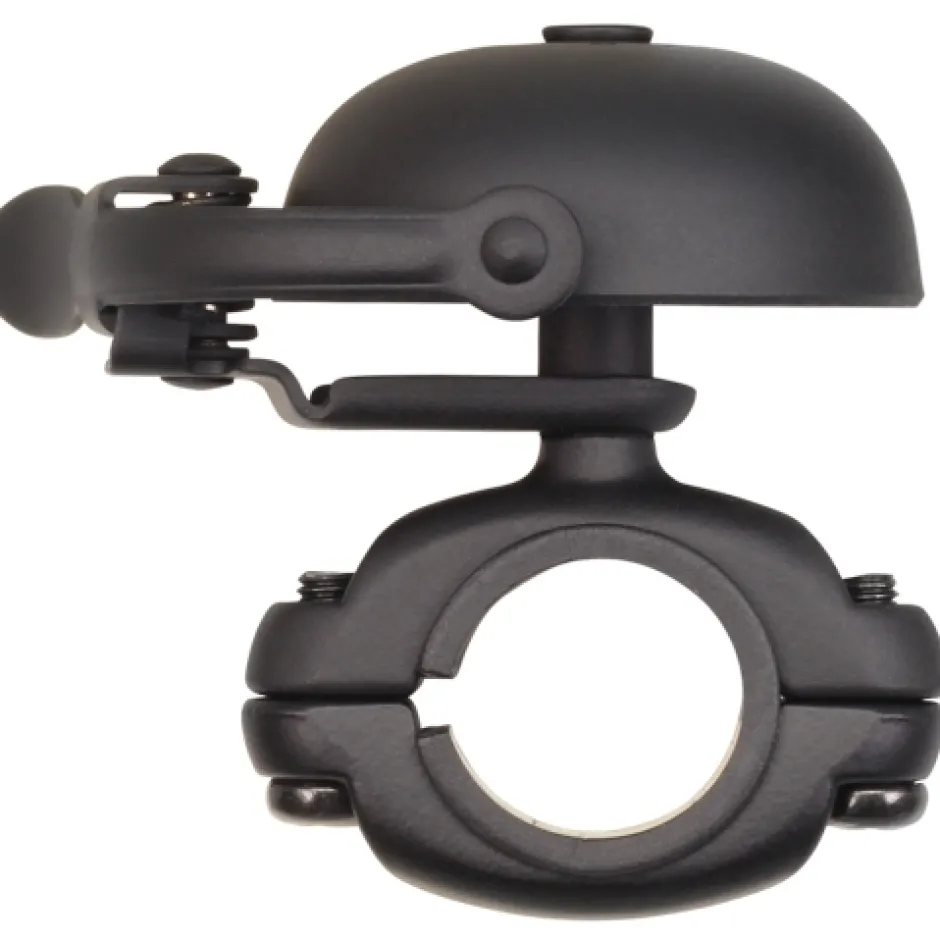 Bellen < Crane Bell Co. Mini Suzu Fietsbel - Die Cast Mount - all black
