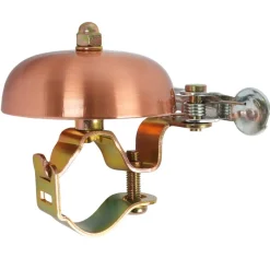 Crane Bell Co. Suzu Fietsbel - Steel Band Mount - brushed copper
