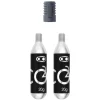 Crankbrothers CO2 Threaded Cartridges with Klic Adapter - 2x20g