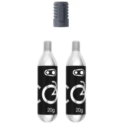 Crankbrothers CO2 Threaded Cartridges with Klic Adapter - 2x20g