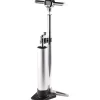Crankbrothers Klic Floor Pump with digital Manometer & Tubeless Tank - silver